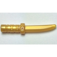 Lego nůž, zlatá (37341b PEARL GOLD)